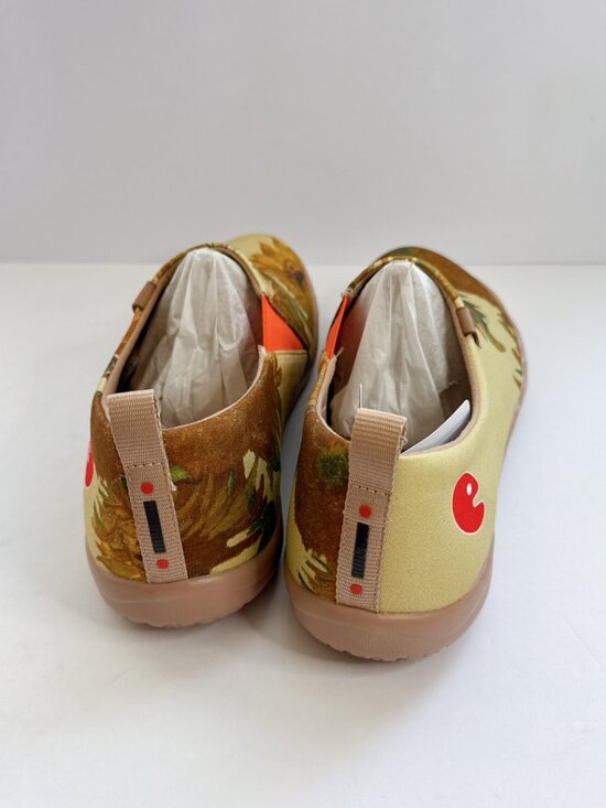 Men\'s Size 12 NWT UIN Van Gogh Sunflowers Slip-On Shoes Art Travel Canvas Loafer main image 5